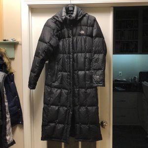 North Face 700 fill long jacket